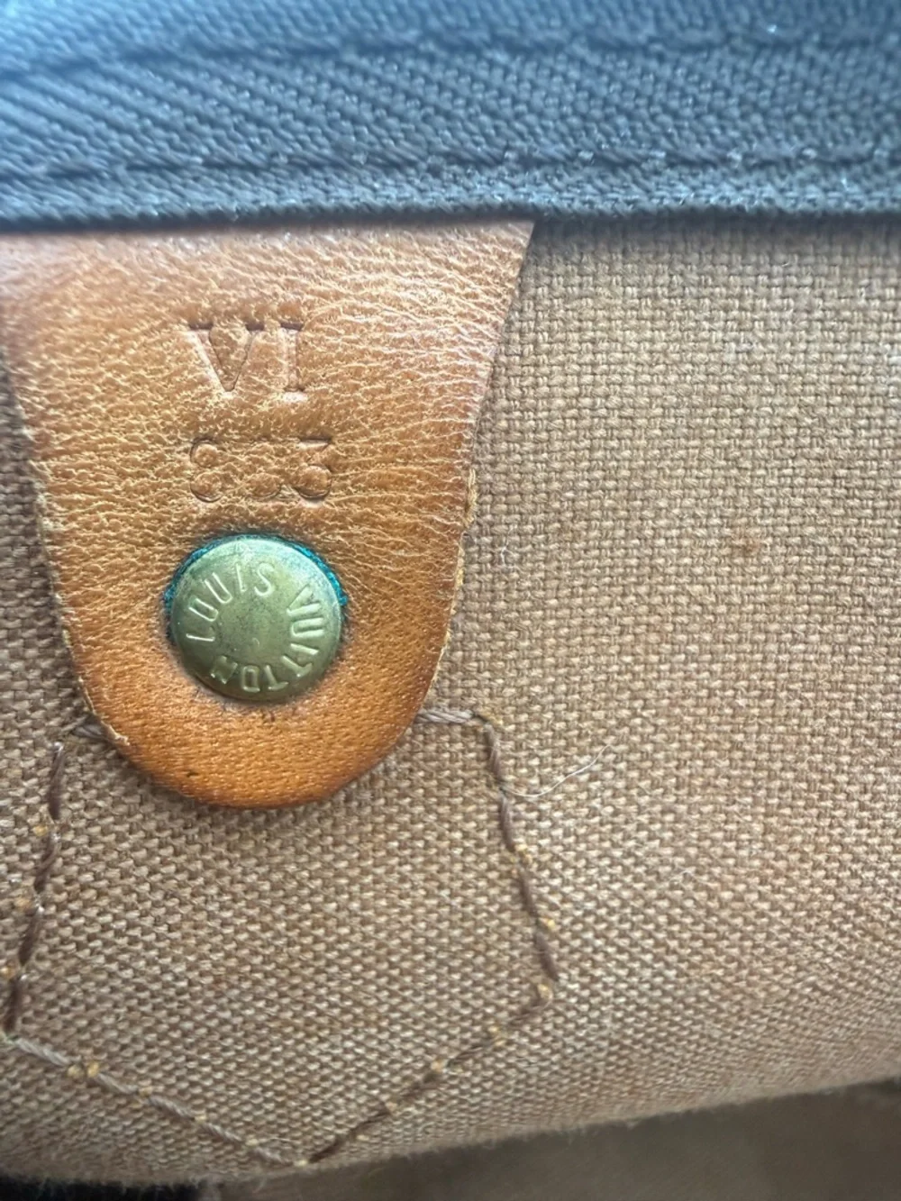 Louis Vuitton Speedy 30 Monogram Canvas Duffel Bag in Brown and Tan - Picture 9 of 13